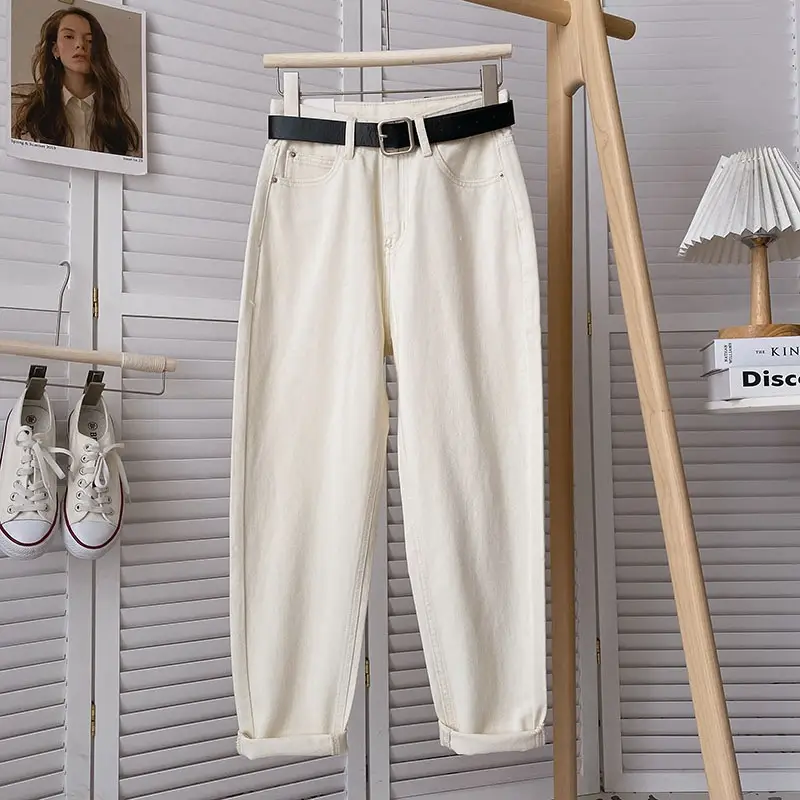 Vintage Harlan Jeans Women Summer Thin High Waist