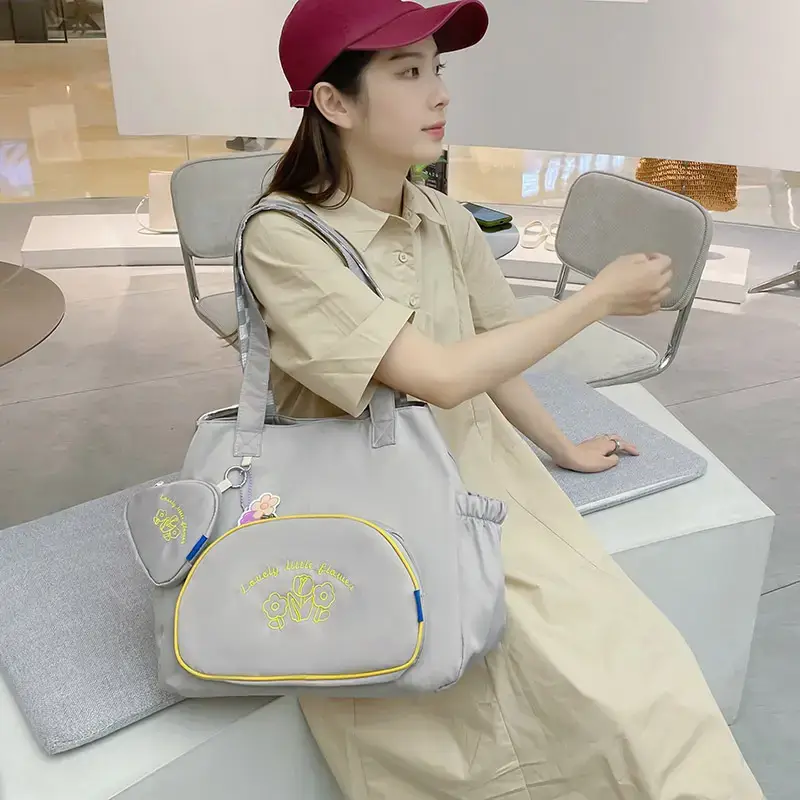 New Large Capacity Student Tutoring Bag Tannier 2022 Artistic Women's Casual Shopping Bag Fashionable Crossbody Bag Trendy - Image 9