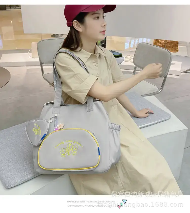 New Large Capacity Student Tutoring Bag Tannier 2022 Artistic Women's Casual Shopping Bag Fashionable Crossbody Bag Trendy — feature 17