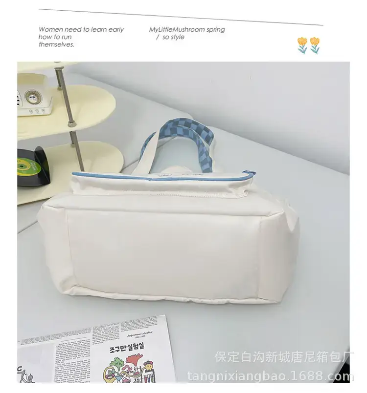 New Large Capacity Student Tutoring Bag Tannier 2022 Artistic Women's Casual Shopping Bag Fashionable Crossbody Bag Trendy — feature 23