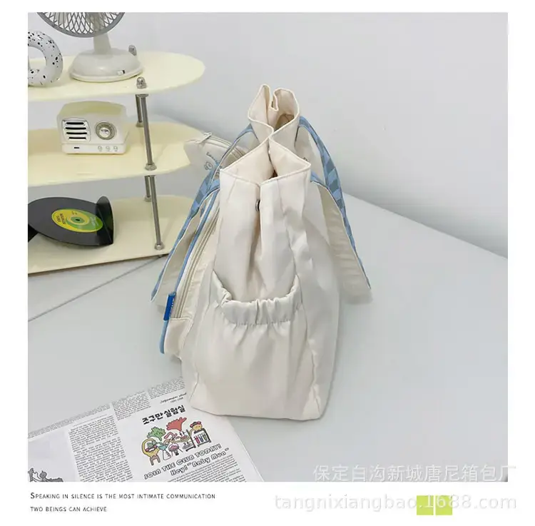 New Large Capacity Student Tutoring Bag Tannier 2022 Artistic Women's Casual Shopping Bag Fashionable Crossbody Bag Trendy — feature 24