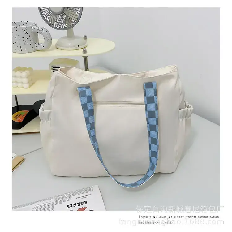 New Large Capacity Student Tutoring Bag Tannier 2022 Artistic Women's Casual Shopping Bag Fashionable Crossbody Bag Trendy — feature 25