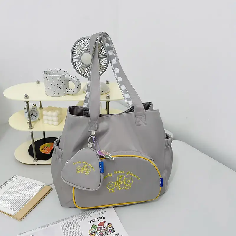 New Large Capacity Student Tutoring Bag Tannier 2022 Artistic Women's Casual Shopping Bag Fashionable Crossbody Bag Trendy - Image 2