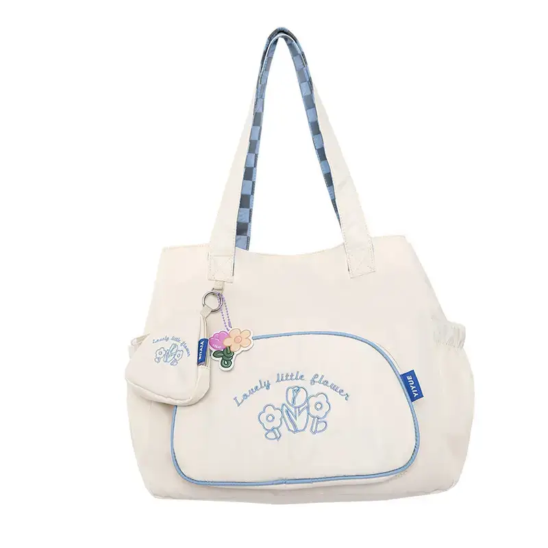 New Large Capacity Student Tutoring Bag Tannier 2022 Artistic Women's Casual Shopping Bag Fashionable Crossbody Bag Trendy - Image 4
