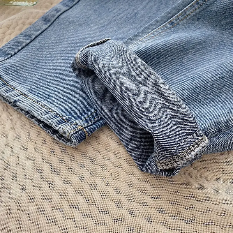 Women Radish Pants Black High Waist Loose Fit