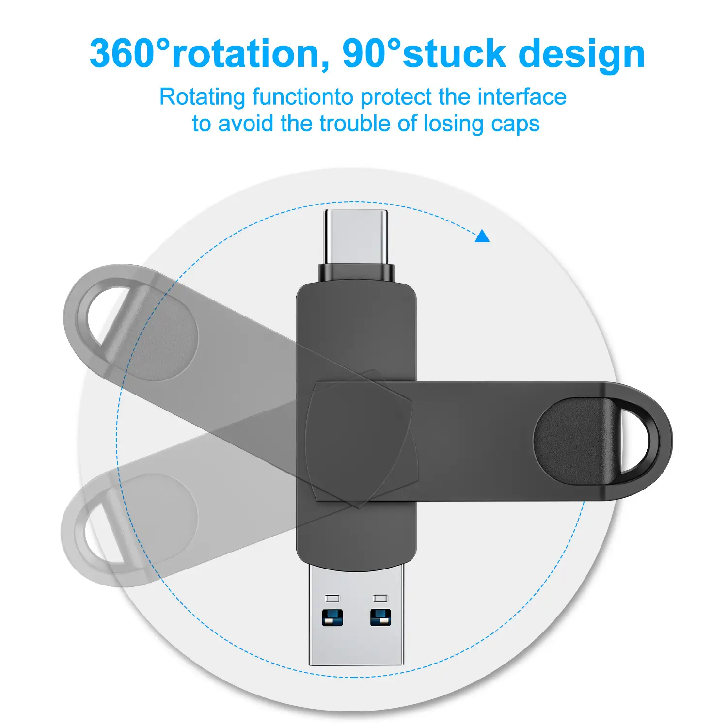 Huawei Type-C USB Flash Drive 512g Rotating Metal — feature 6