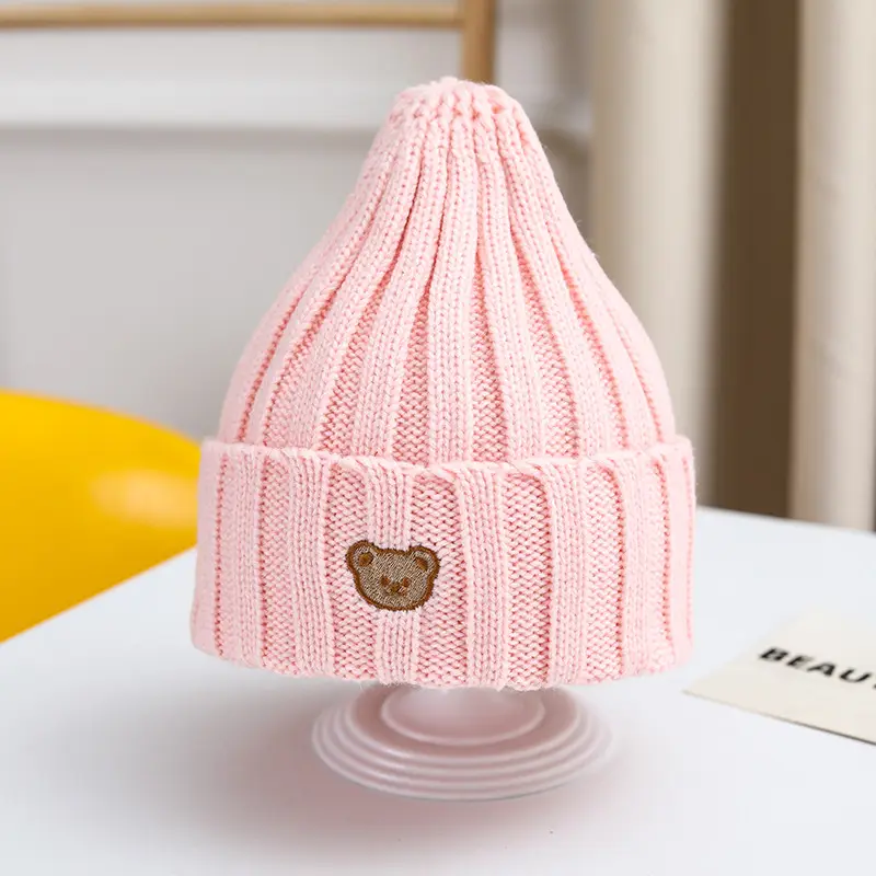 Korean Style Wool Beanie Bear Cartoon Ear Protector - Image 3