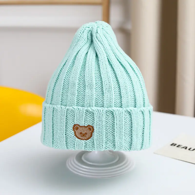 Korean Style Wool Beanie Bear Cartoon Ear Protector - Image 7