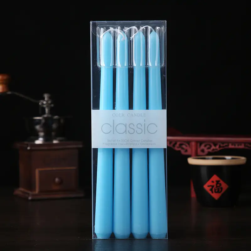 Wholesale from the Source Factory: Smokeless Colored Stick Candles, Wedding Favors, Long Stick Candles, Hotel Decorations, Birthday, Ins Style