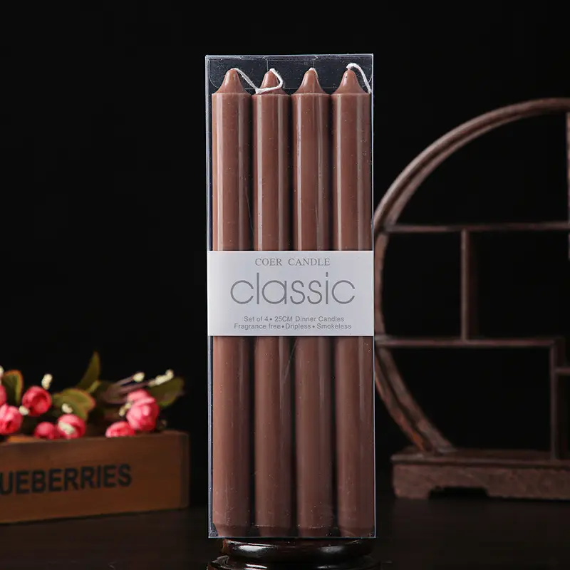 Wholesale from the Source Factory: Smokeless Colored Stick Candles, Wedding Favors, Long Stick Candles, Hotel Decorations, Birthday, Ins Style