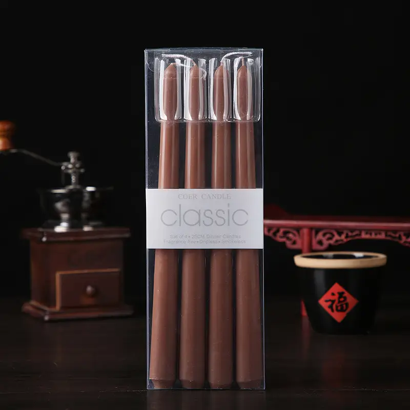 Wholesale from the Source Factory: Smokeless Colored Stick Candles, Wedding Favors, Long Stick Candles, Hotel Decorations, Birthday, Ins Style