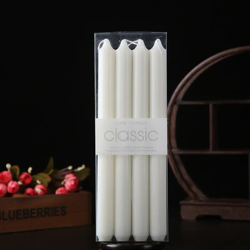 Wholesale from the Source Factory: Smokeless Colored Stick Candles, Wedding Favors, Long Stick Candles, Hotel Decorations, Birthday, Ins Style