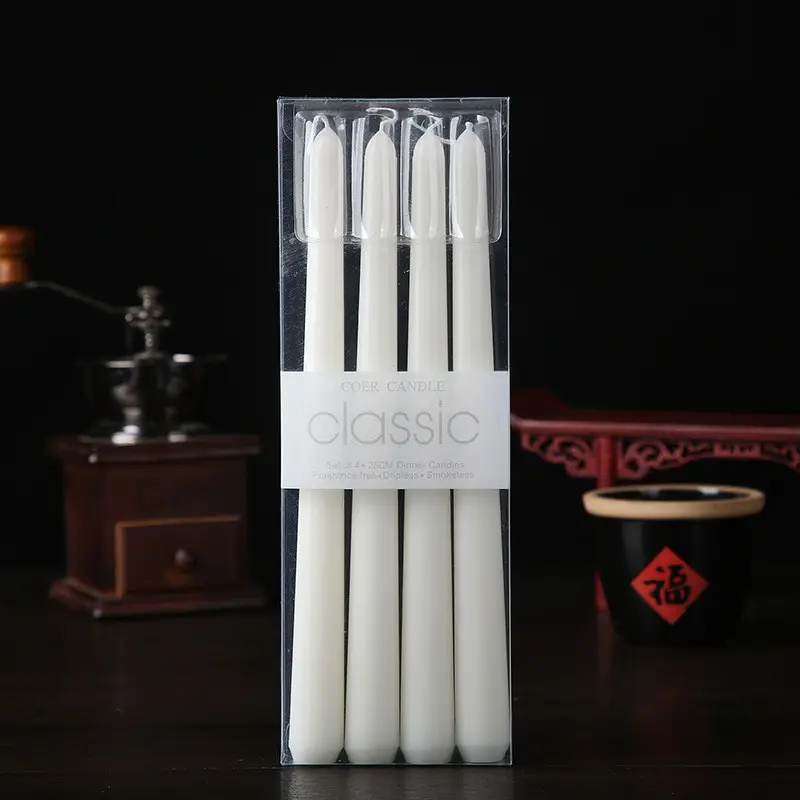 Wholesale from the Source Factory: Smokeless Colored Stick Candles, Wedding Favors, Long Stick Candles, Hotel Decorations, Birthday, Ins Style