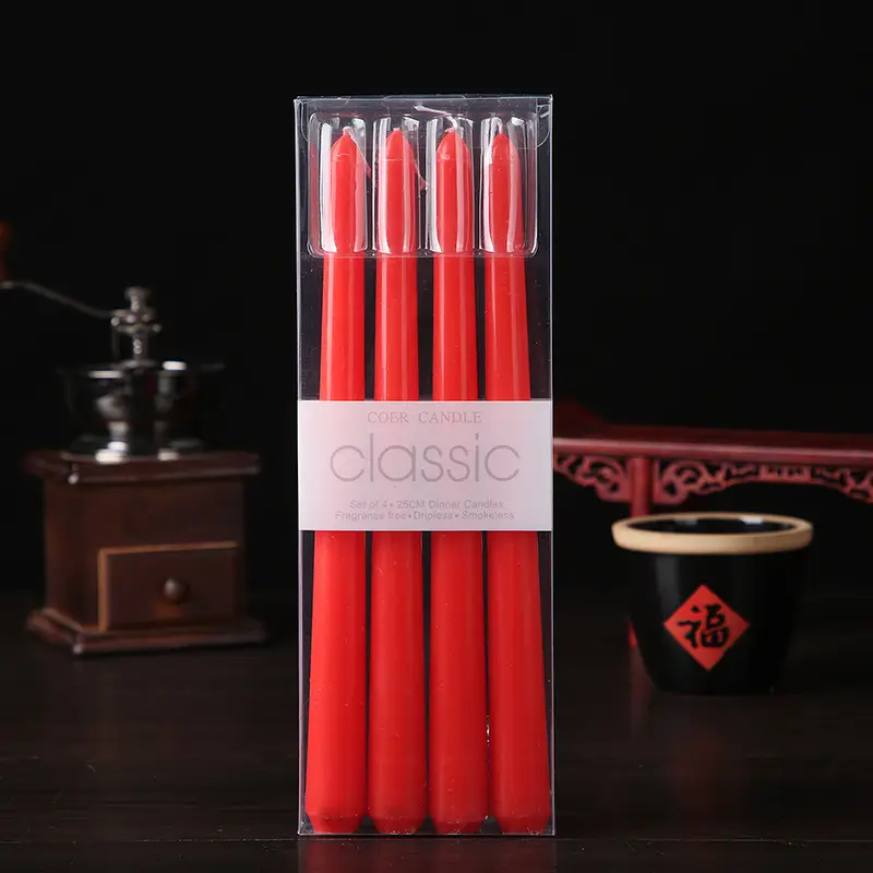 Wholesale from the Source Factory: Smokeless Colored Stick Candles, Wedding Favors, Long Stick Candles, Hotel Decorations, Birthday, Ins Style
