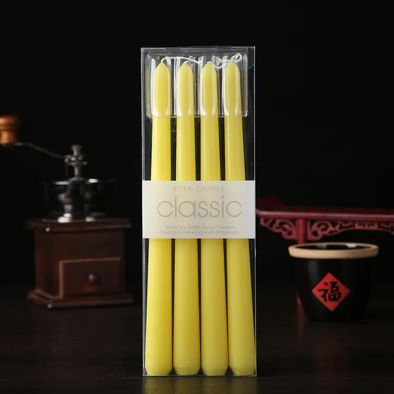 Wholesale from the Source Factory: Smokeless Colored Stick Candles, Wedding Favors, Long Stick Candles, Hotel Decorations, Birthday, Ins Style