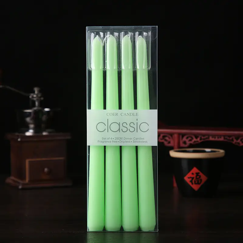 Wholesale from the Source Factory: Smokeless Colored Stick Candles, Wedding Favors, Long Stick Candles, Hotel Decorations, Birthday, Ins Style