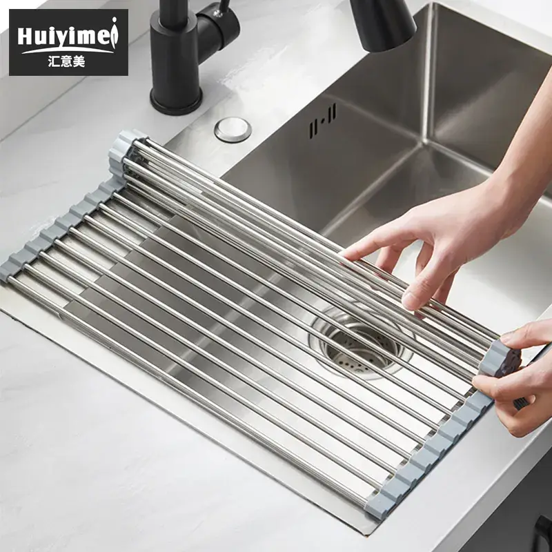 Silicone Drain Rack for Kitchen Sink Storage - Image 6