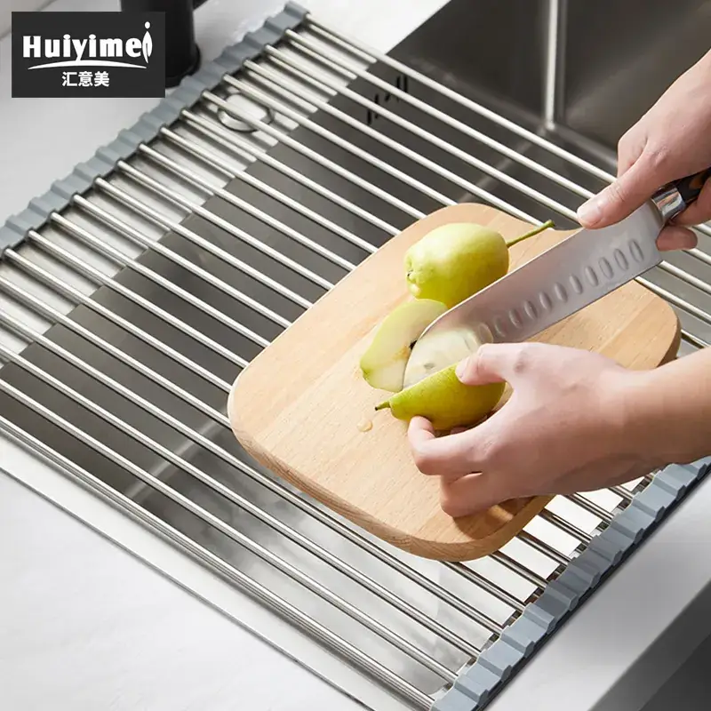Silicone Drain Rack for Kitchen Sink Storage - Image 7