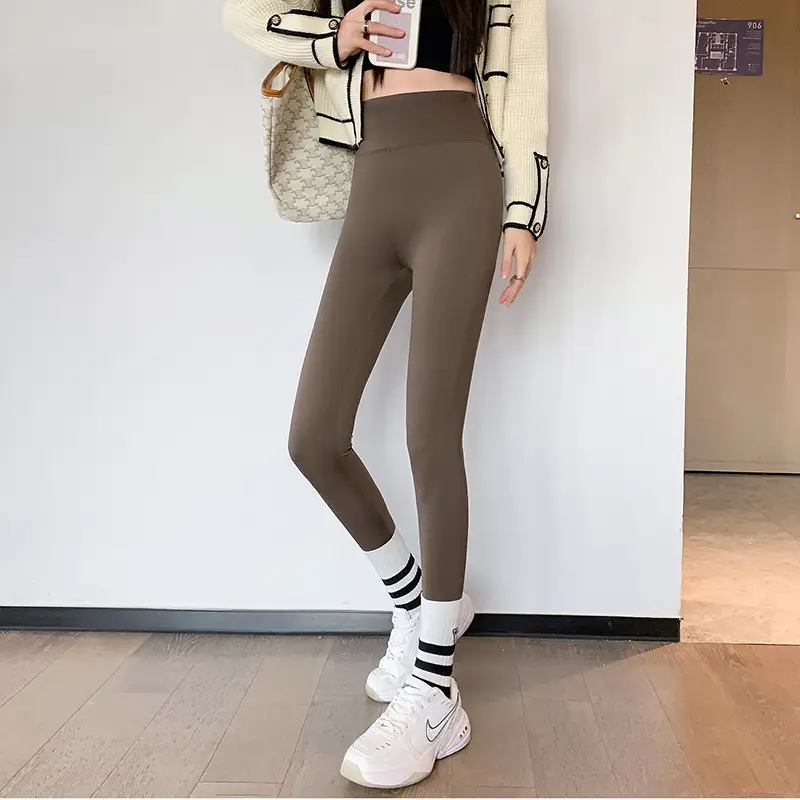 Women Seamless High-Waist Leggings Thin Style - Image 5