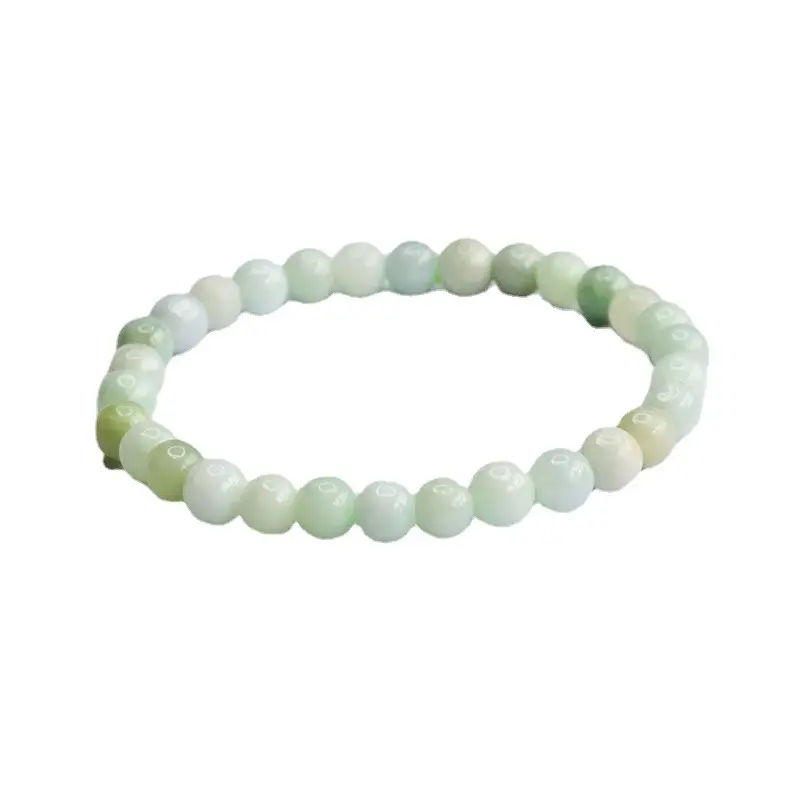 Guan Yu Natural Jade Bracelet A-Grade Light Green