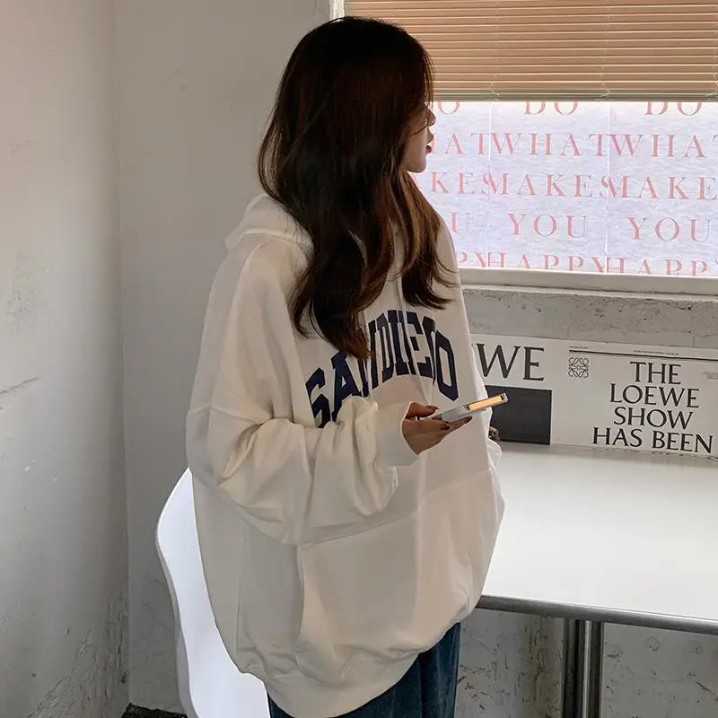 Women's Red Letter Hooded Sweatshirt 2022