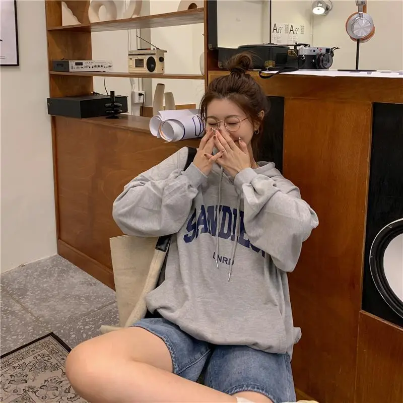Women's Red Letter Hooded Sweatshirt 2022 — feature 13