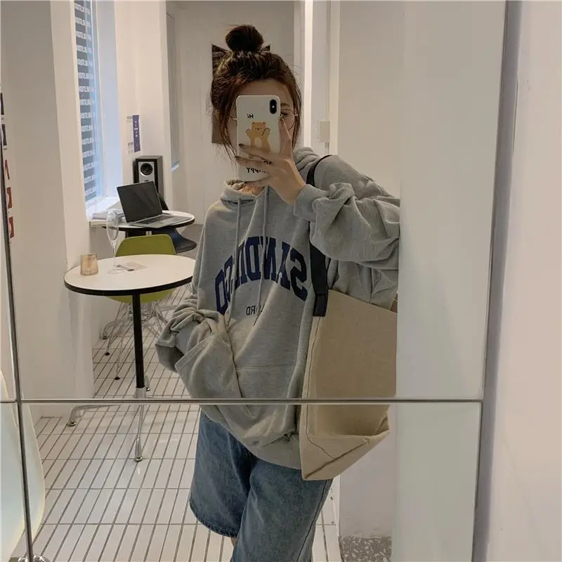 Women's Red Letter Hooded Sweatshirt 2022 — feature 17