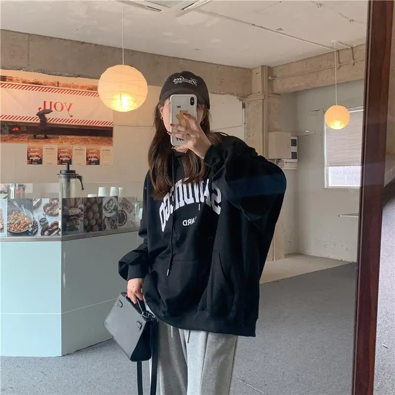 Women's Red Letter Hooded Sweatshirt 2022 — feature 21
