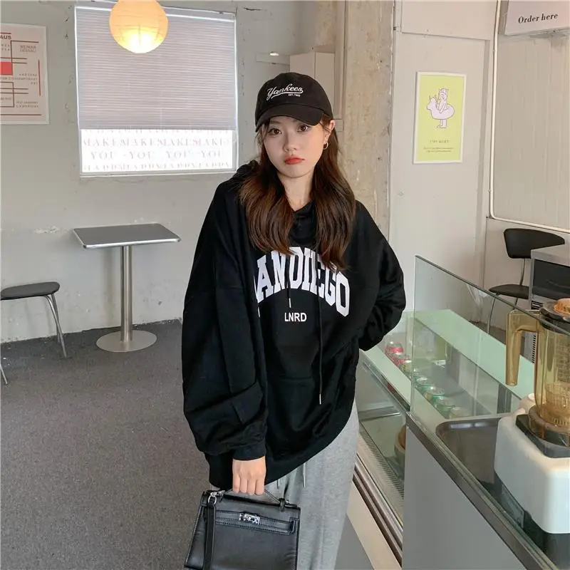 Women's Red Letter Hooded Sweatshirt 2022 — feature 24