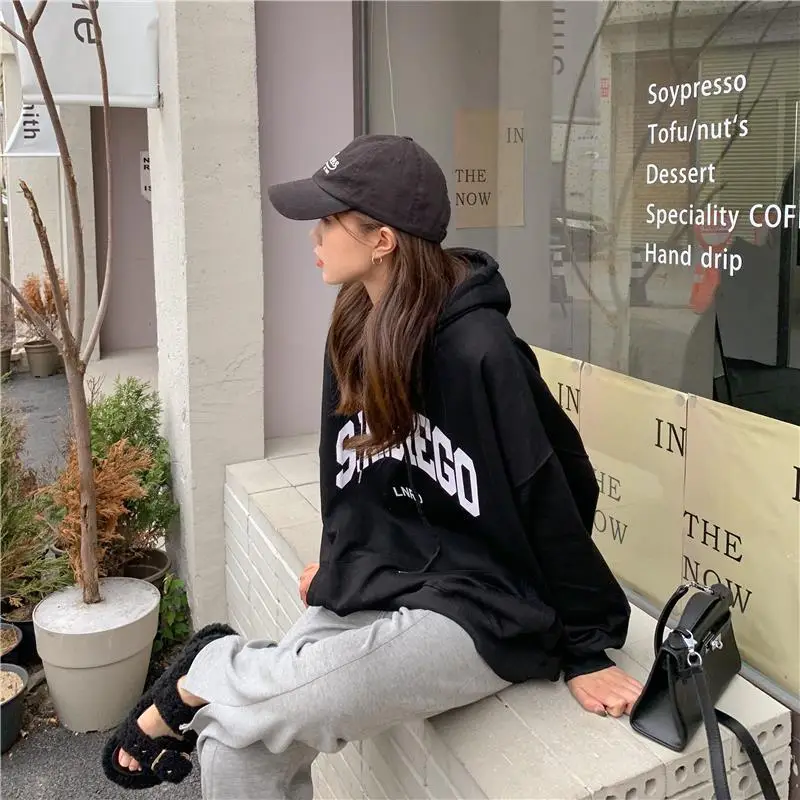 Women's Red Letter Hooded Sweatshirt 2022 — feature 27