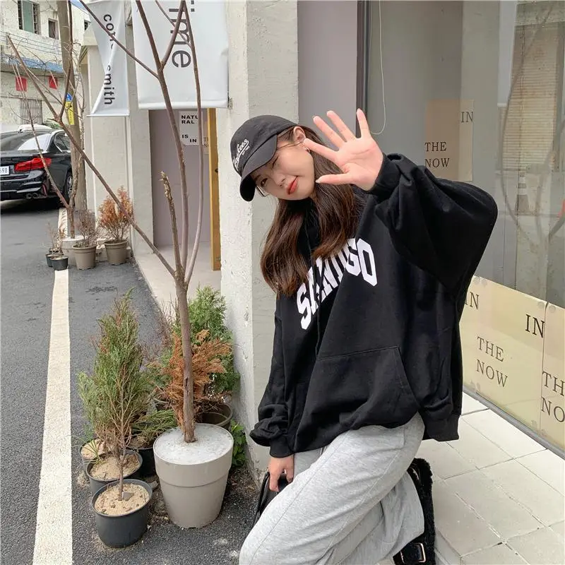 Women's Red Letter Hooded Sweatshirt 2022 — feature 28