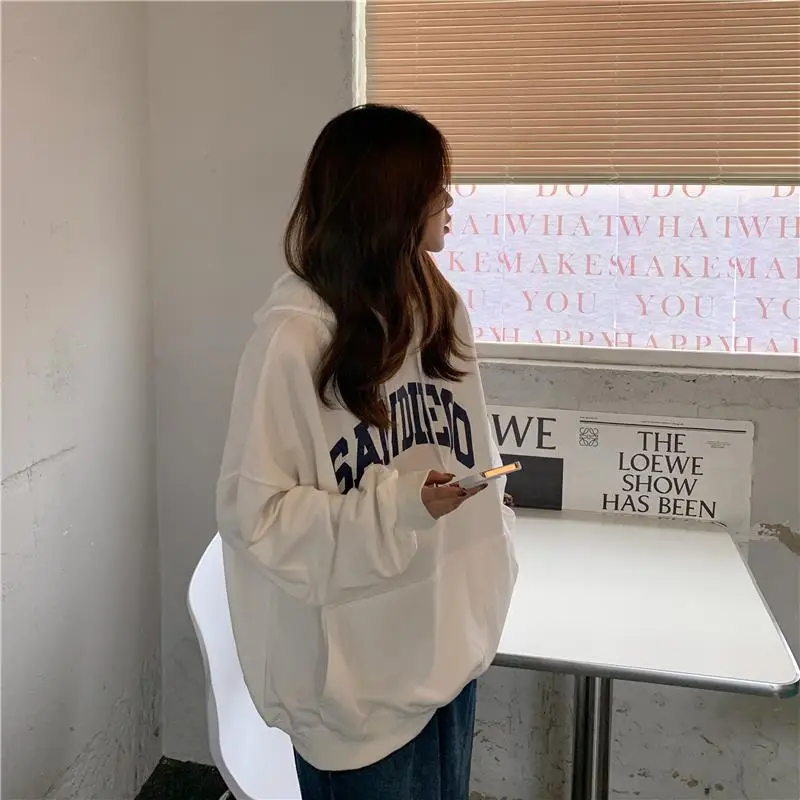 Women's Red Letter Hooded Sweatshirt 2022 — feature 32