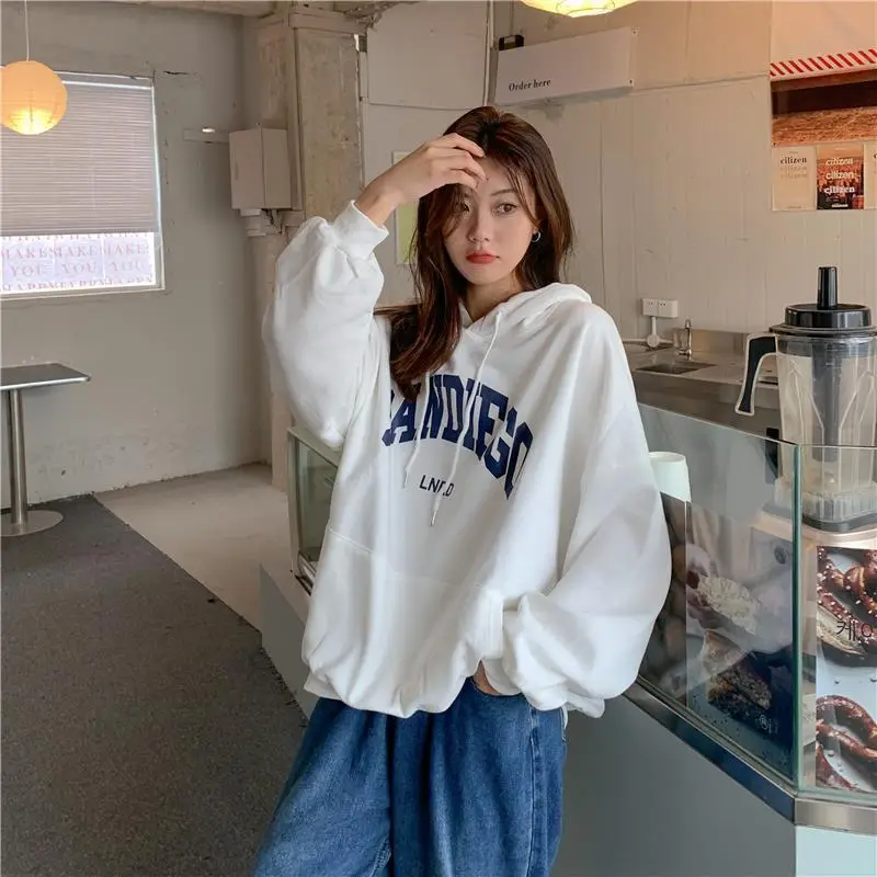 Women's Red Letter Hooded Sweatshirt 2022 — feature 34
