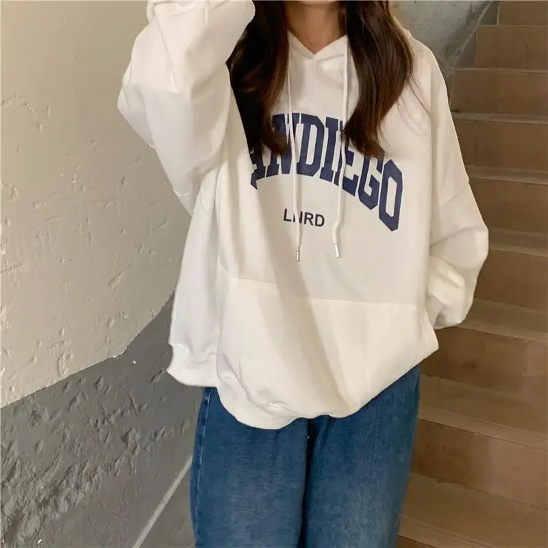 Women's Red Letter Hooded Sweatshirt 2022 — feature 36