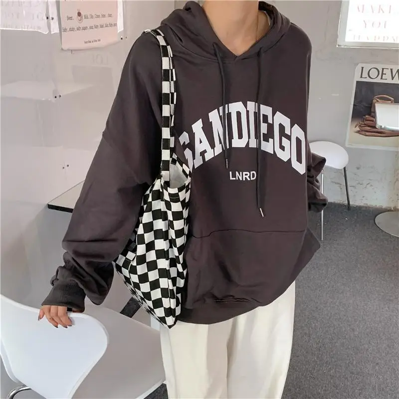 Women's Red Letter Hooded Sweatshirt 2022 — feature 39