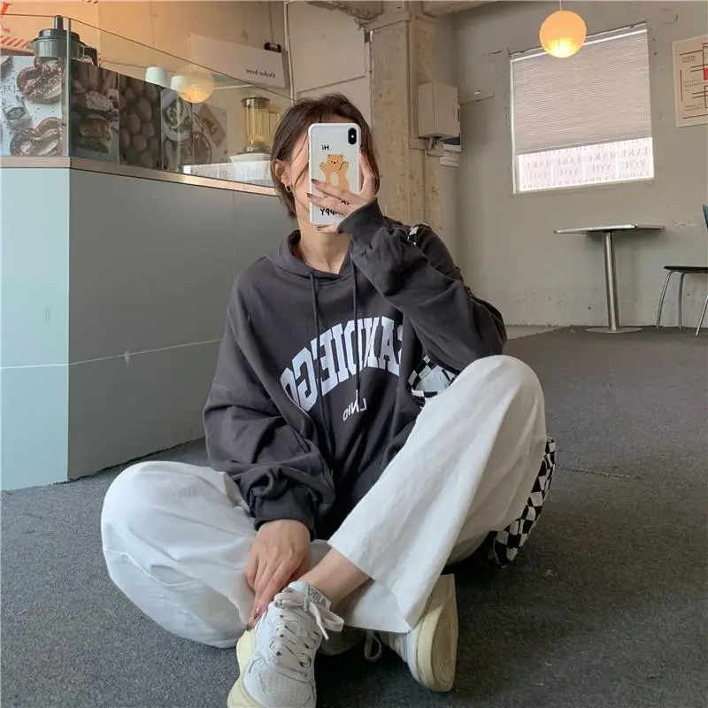 Women's Red Letter Hooded Sweatshirt 2022 — feature 41