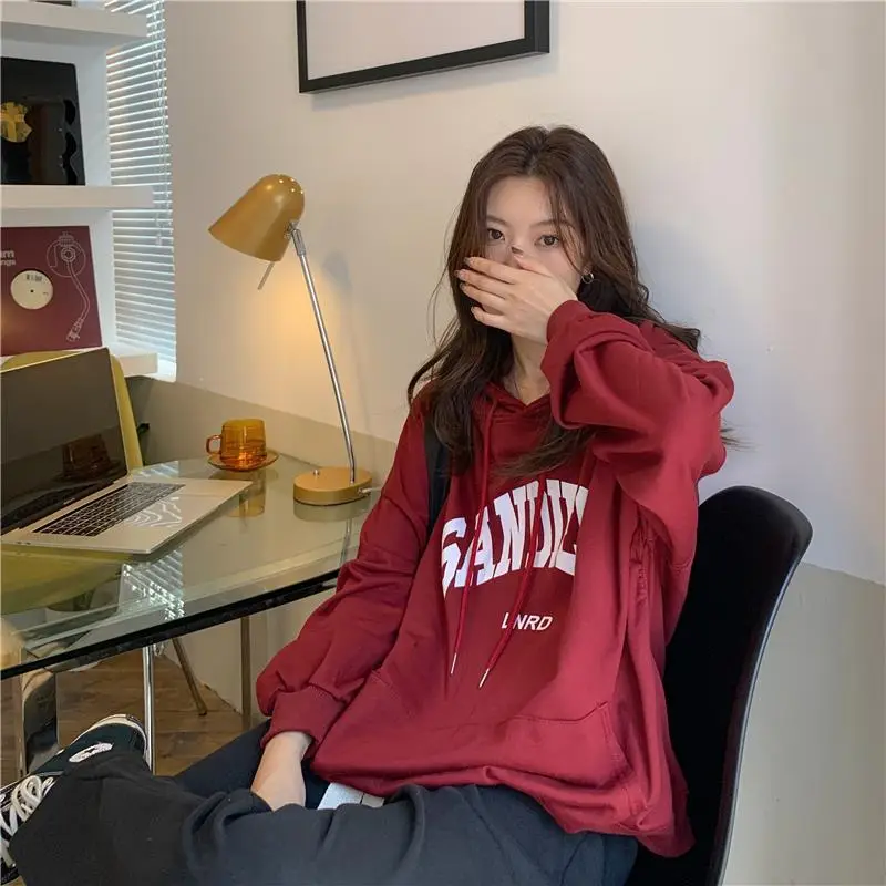 Women's Red Letter Hooded Sweatshirt 2022 — feature 7