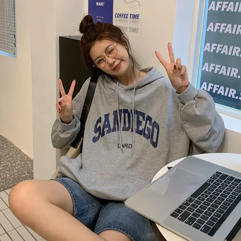 Women's Red Letter Hooded Sweatshirt 2022
