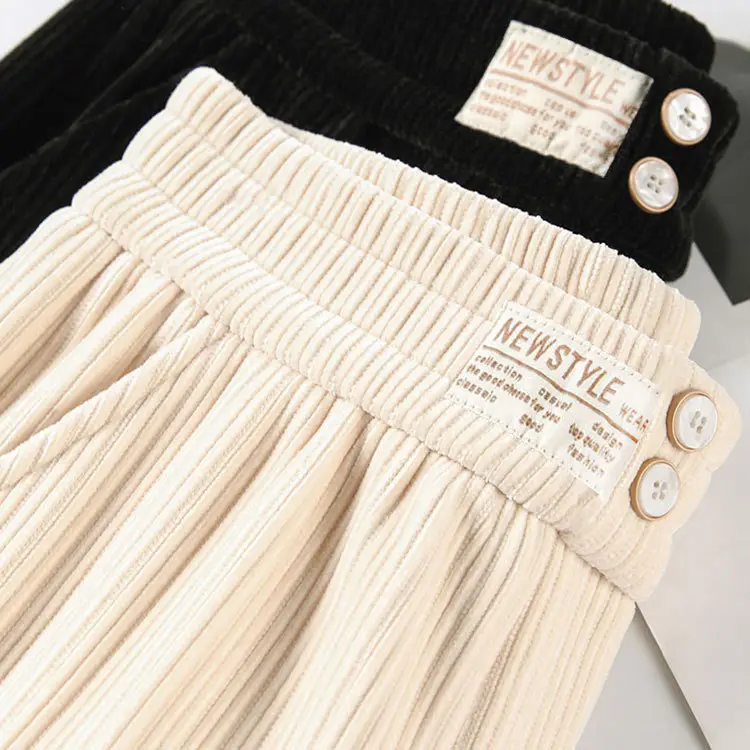Women's Fleece Lined Wide Leg Pants White - Image 14
