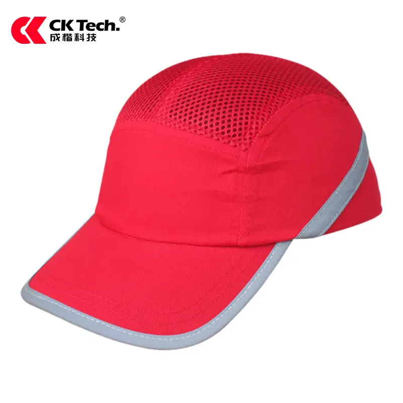 Anti-Collision Baseball Cap Blue Full Cotton or Mesh - Image 10