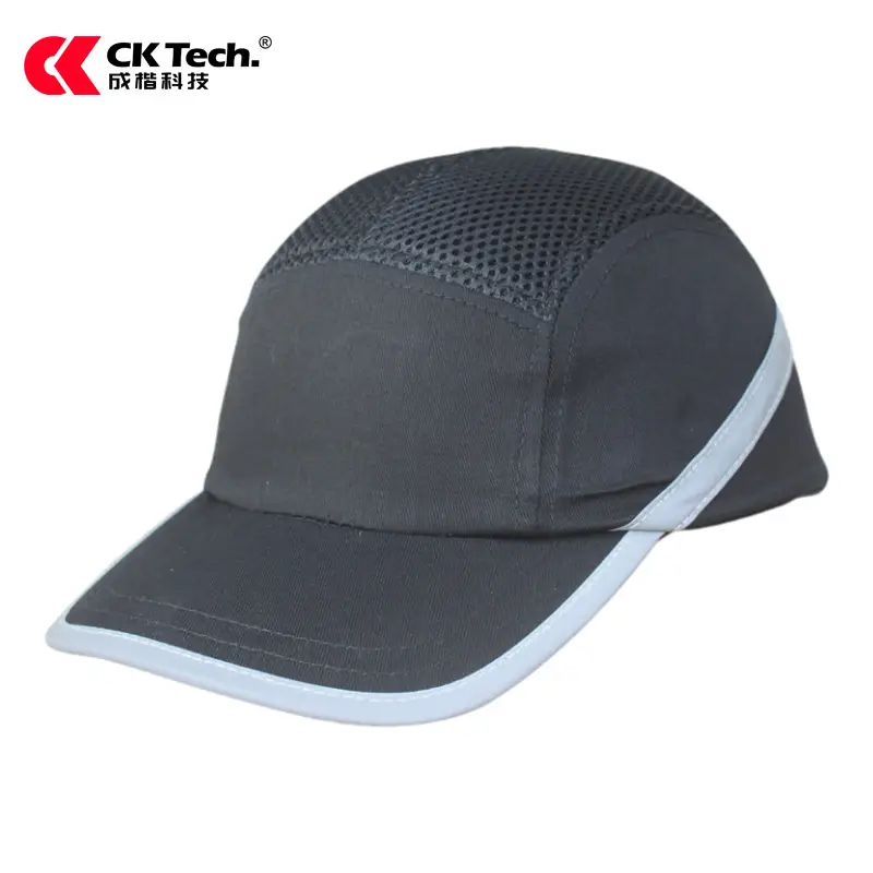 Anti-Collision Baseball Cap Blue Full Cotton or Mesh - Image 7