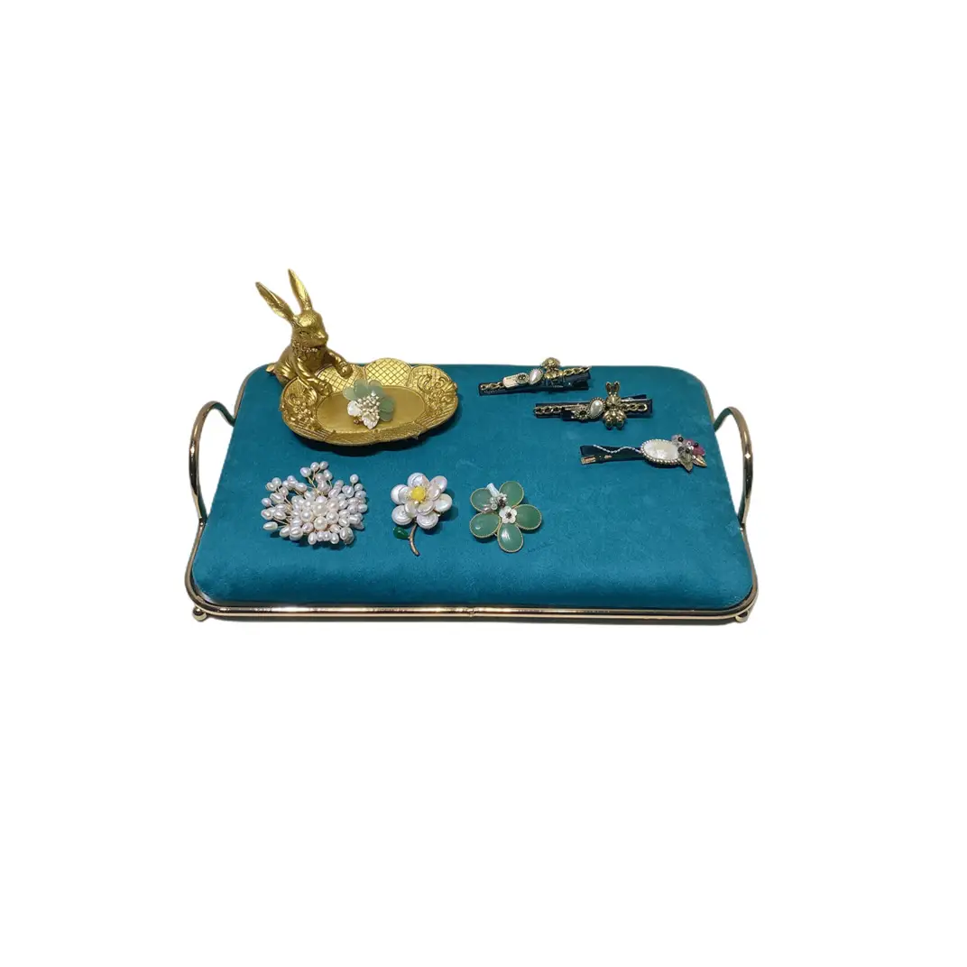 Pink Metal Display Tray with Gold Plating - Image 18