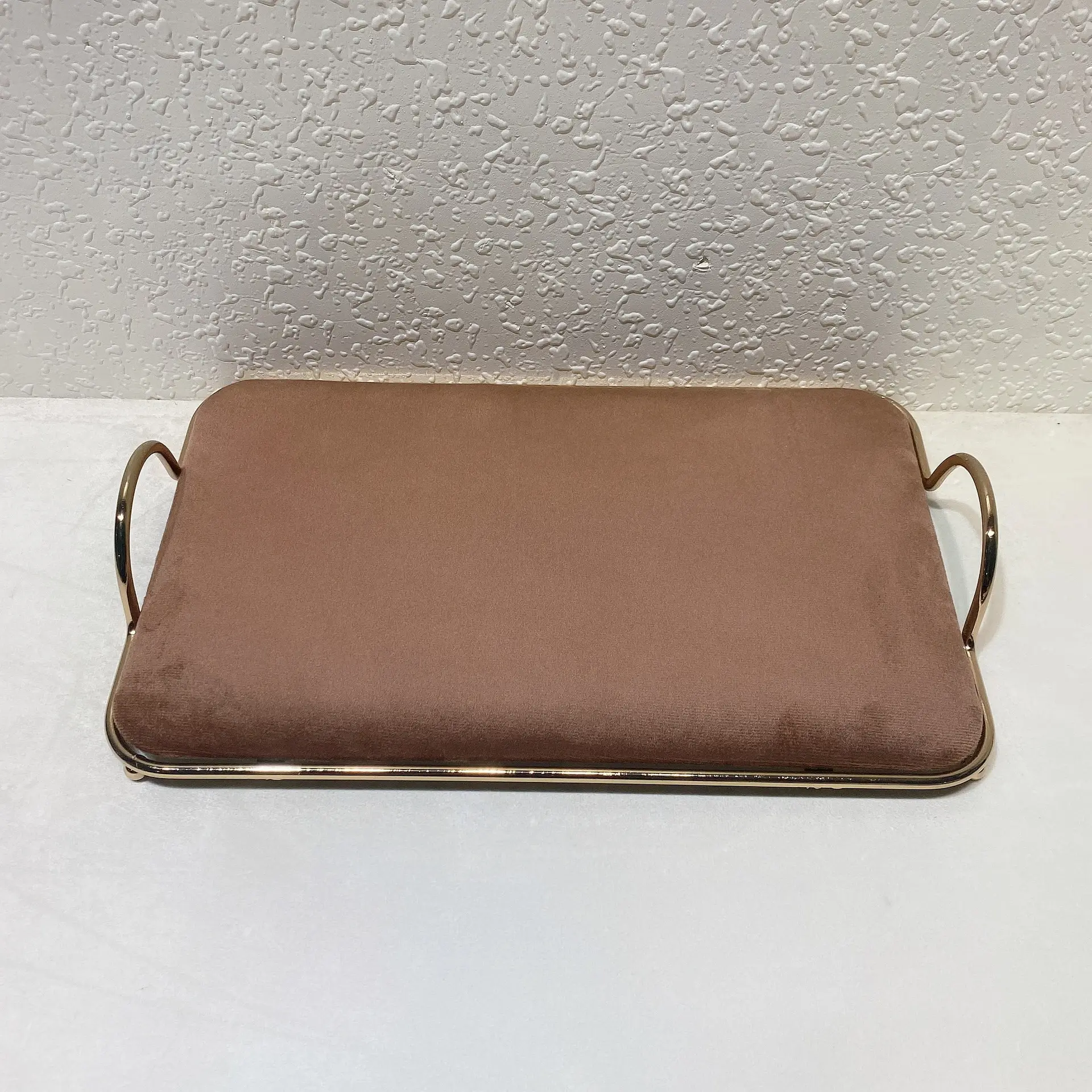 Pink Metal Display Tray with Gold Plating - Image 10