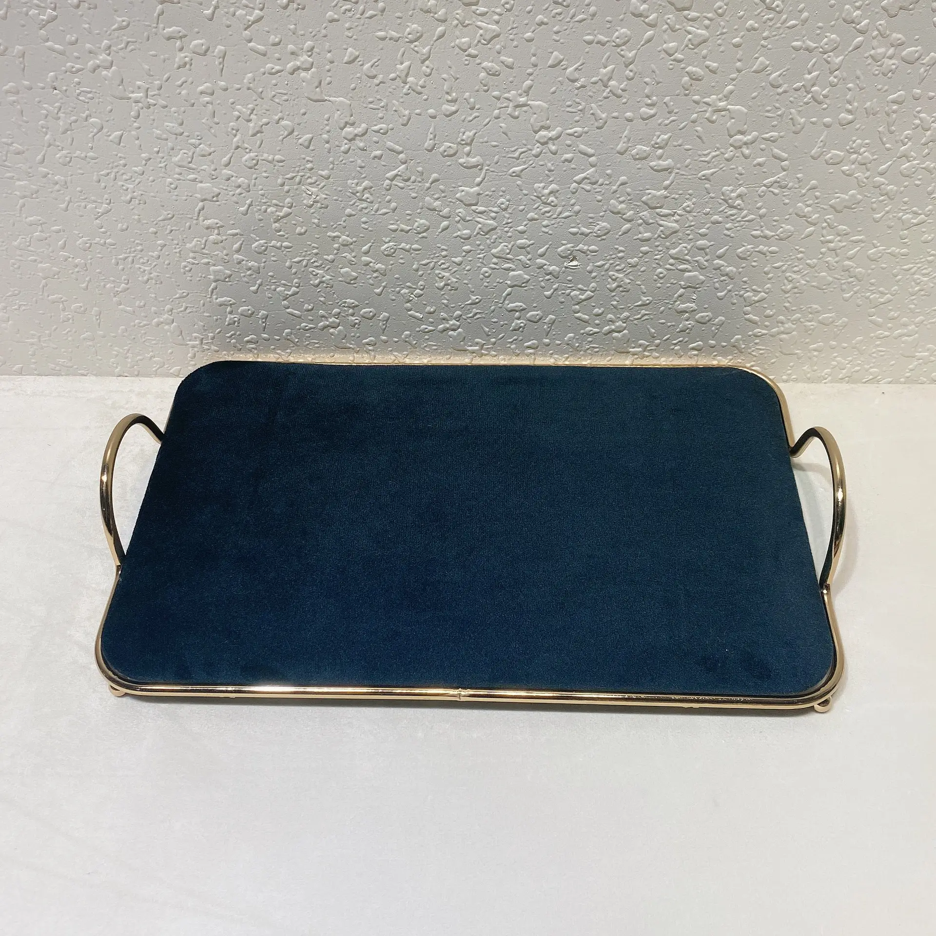 Pink Metal Display Tray with Gold Plating - Image 3