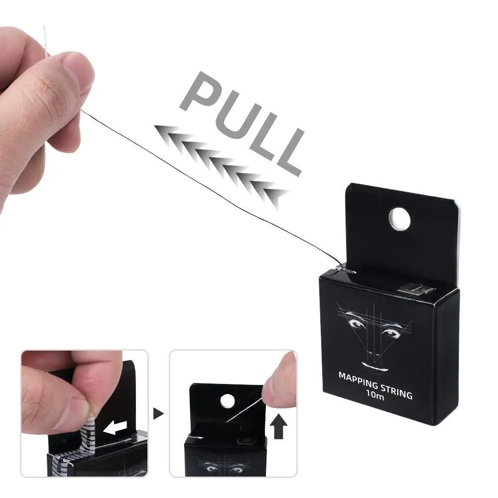 White Tattoo Positioning Ruler 10m Mapping String