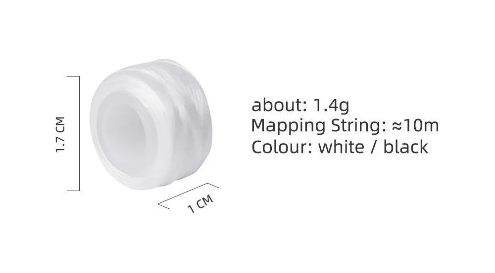 White Tattoo Positioning Ruler 10m Mapping String — feature 10