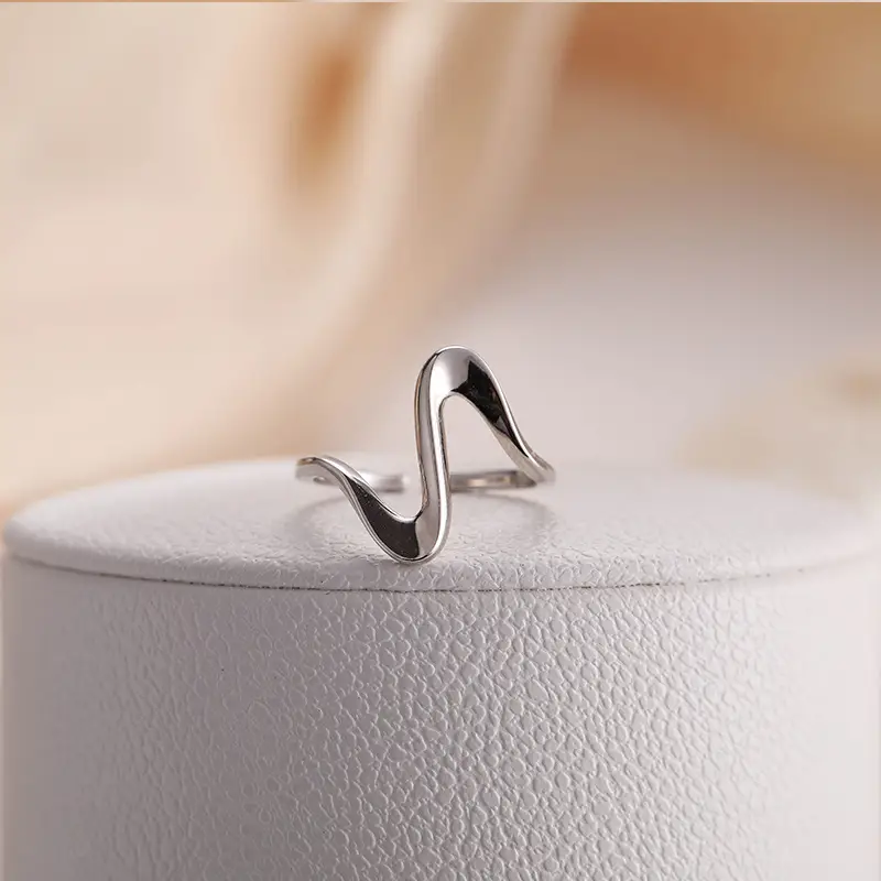 Fangxing 925 Sterling Silver Mobius Ring Women - Image 2
