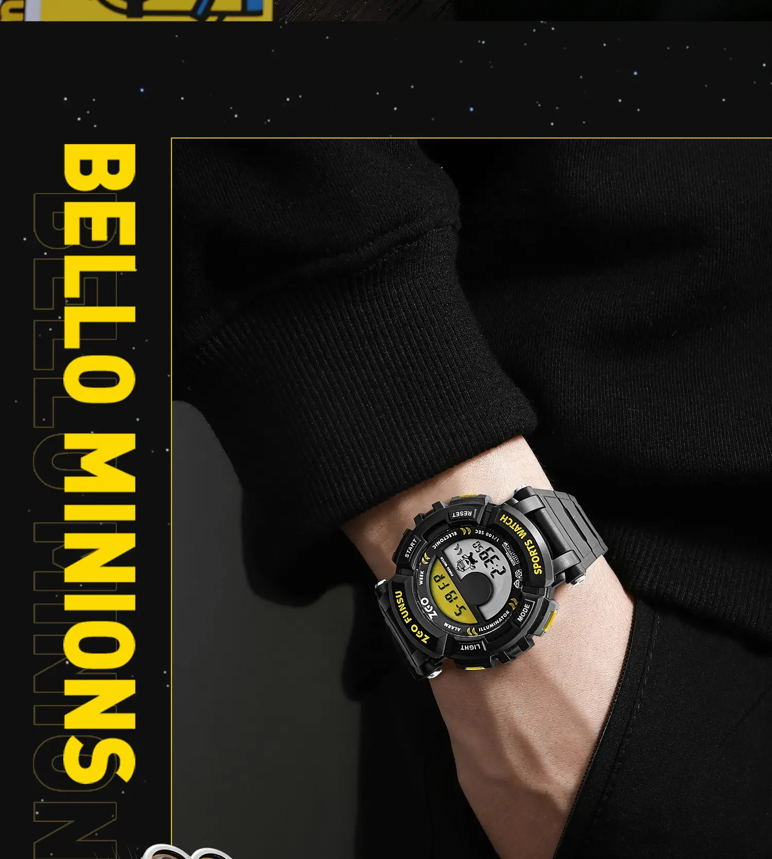 Waterproof Teen Sports Watch with 7 Functions — feature 17