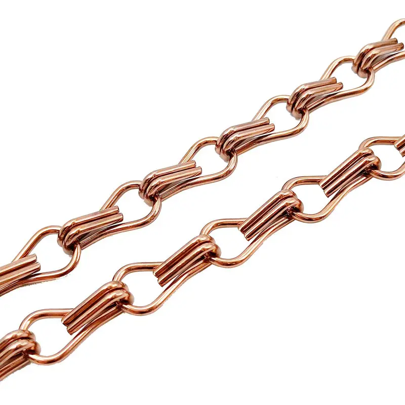 Electroplated Aluminum Curtain Chain 19g Double Hook - Image 16