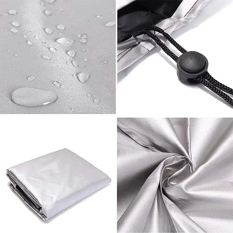 Modern Silver Waterproof Outdoor Furniture Cover 210D - Image 2